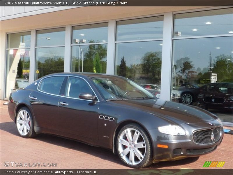 Grigio Granito (Dark Grey) / Nero 2007 Maserati Quattroporte Sport GT