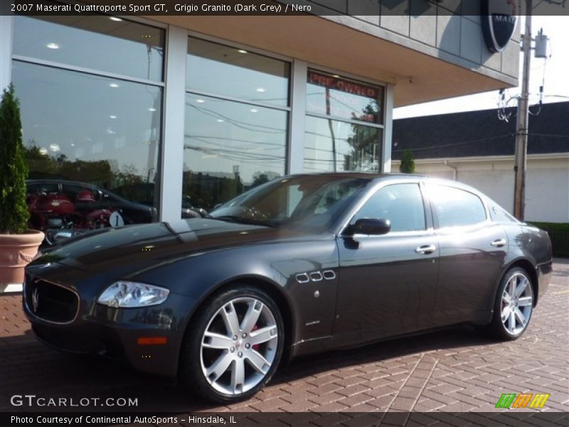 Grigio Granito (Dark Grey) / Nero 2007 Maserati Quattroporte Sport GT