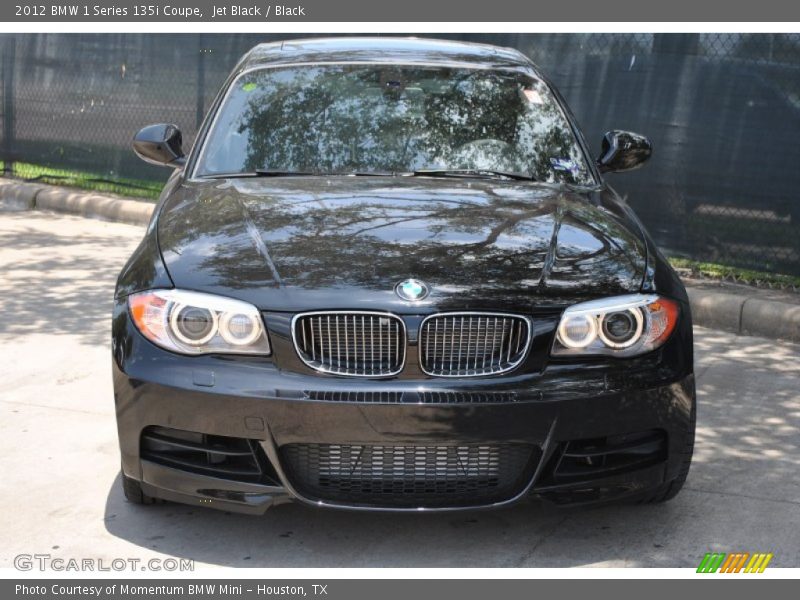 Jet Black / Black 2012 BMW 1 Series 135i Coupe