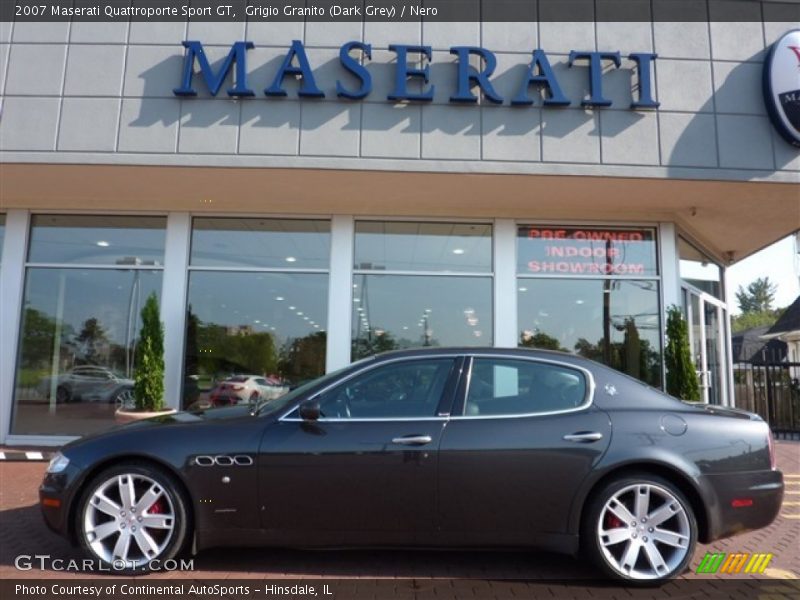 Grigio Granito (Dark Grey) / Nero 2007 Maserati Quattroporte Sport GT