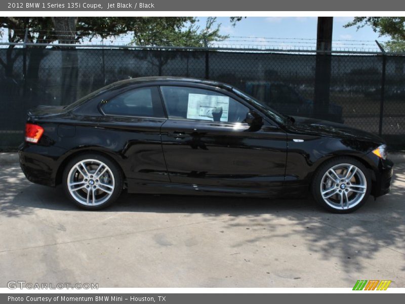 Jet Black / Black 2012 BMW 1 Series 135i Coupe