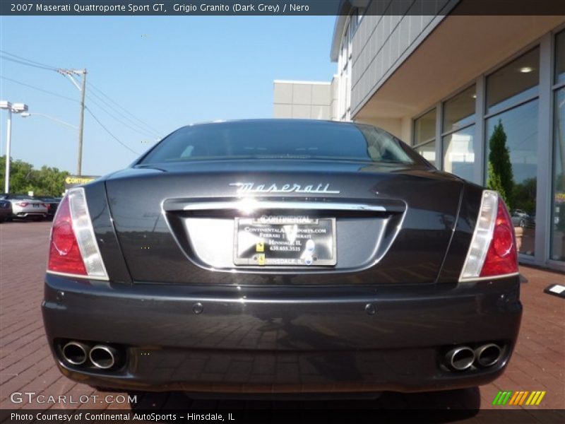 Grigio Granito (Dark Grey) / Nero 2007 Maserati Quattroporte Sport GT