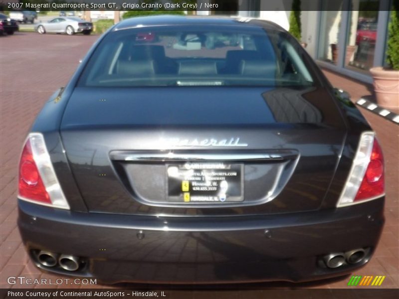 Grigio Granito (Dark Grey) / Nero 2007 Maserati Quattroporte Sport GT