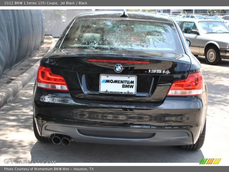 Jet Black / Black 2012 BMW 1 Series 135i Coupe
