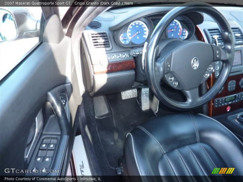 Grigio Granito (Dark Grey) / Nero 2007 Maserati Quattroporte Sport GT