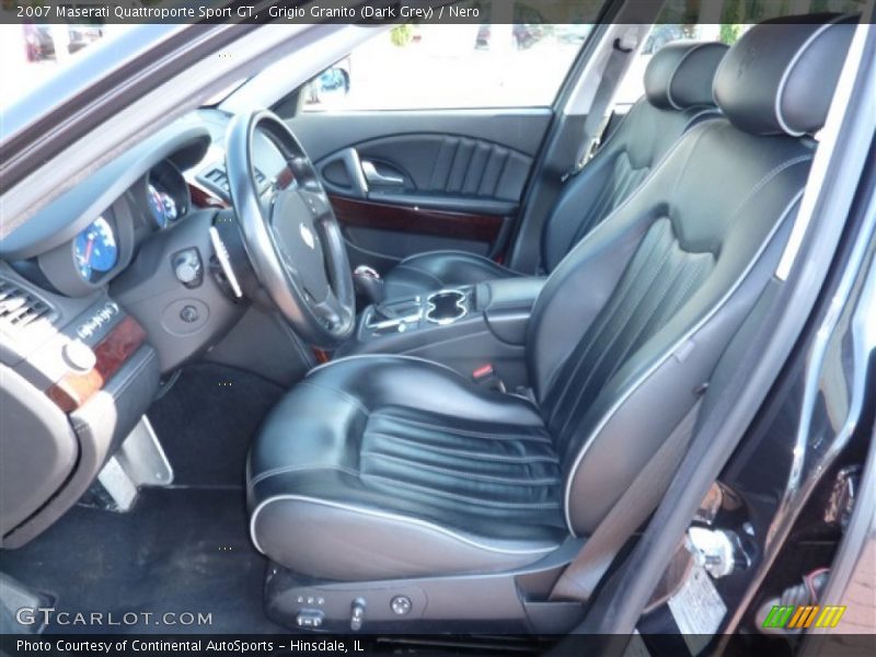 Grigio Granito (Dark Grey) / Nero 2007 Maserati Quattroporte Sport GT