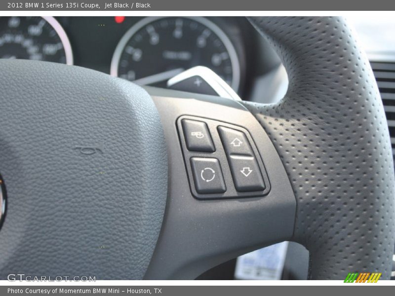 Jet Black / Black 2012 BMW 1 Series 135i Coupe