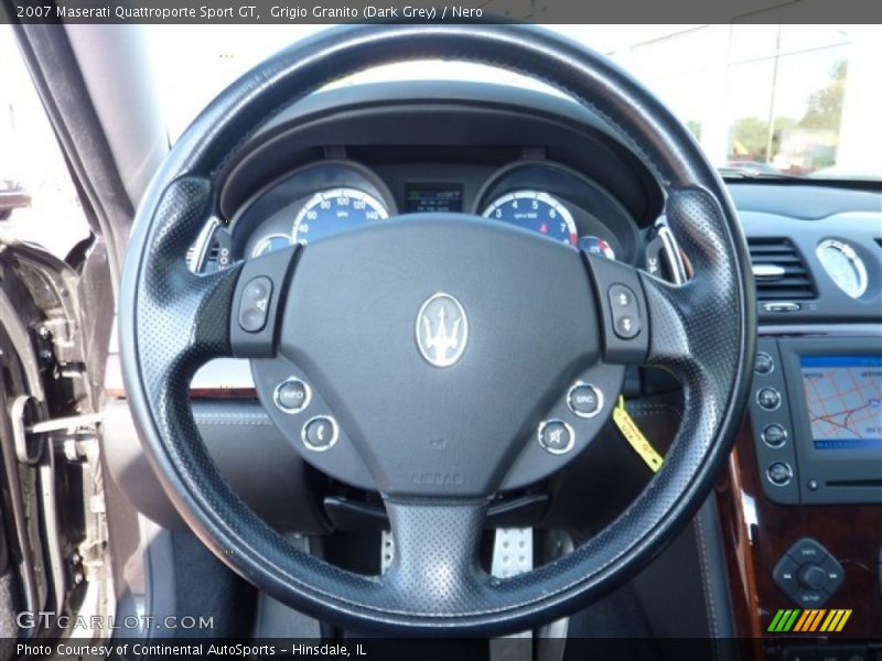 Grigio Granito (Dark Grey) / Nero 2007 Maserati Quattroporte Sport GT