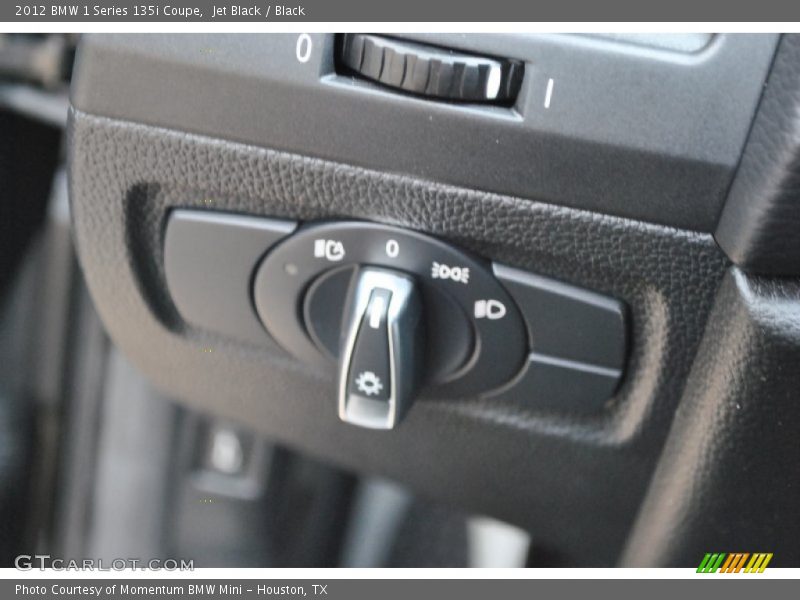 Jet Black / Black 2012 BMW 1 Series 135i Coupe