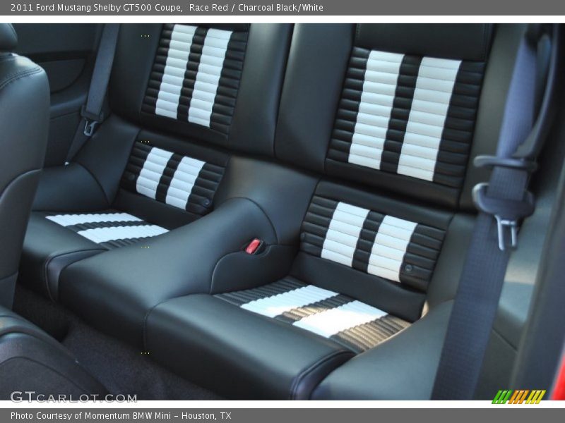  2011 Mustang Shelby GT500 Coupe Charcoal Black/White Interior