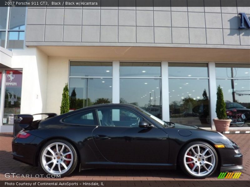 Black / Black w/Alcantara 2007 Porsche 911 GT3