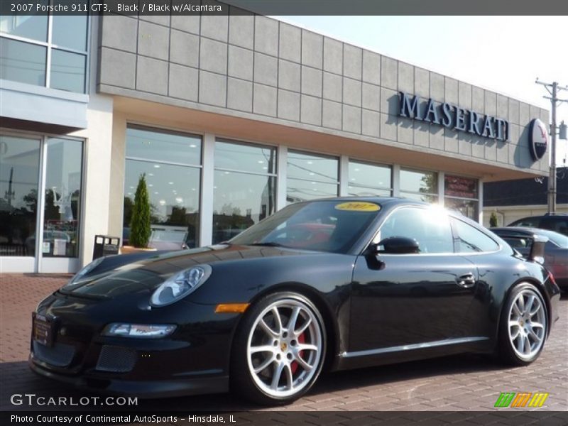 Black / Black w/Alcantara 2007 Porsche 911 GT3