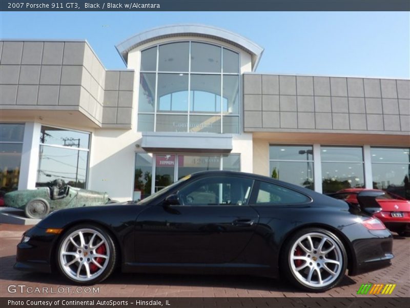 Black / Black w/Alcantara 2007 Porsche 911 GT3