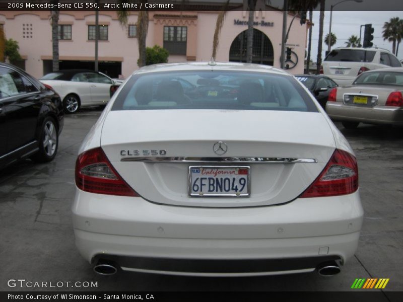 Arctic White / Cashmere 2009 Mercedes-Benz CLS 550