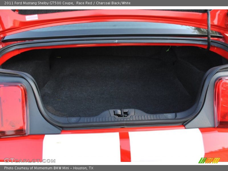 Race Red / Charcoal Black/White 2011 Ford Mustang Shelby GT500 Coupe