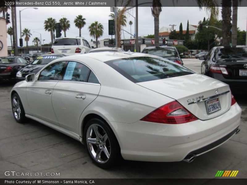 Arctic White / Cashmere 2009 Mercedes-Benz CLS 550