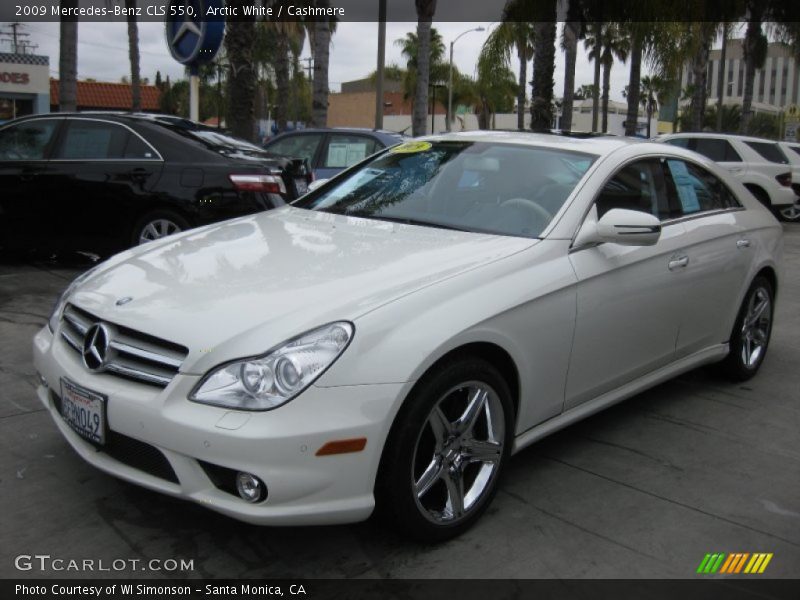Arctic White / Cashmere 2009 Mercedes-Benz CLS 550