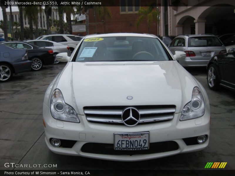 Arctic White / Cashmere 2009 Mercedes-Benz CLS 550