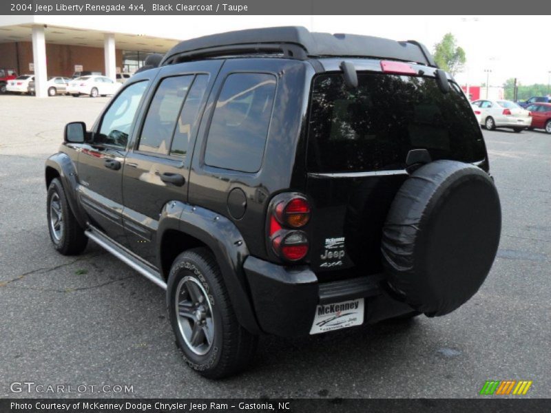 Black Clearcoat / Taupe 2004 Jeep Liberty Renegade 4x4