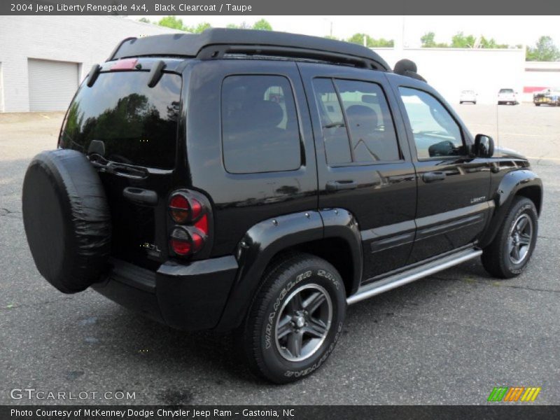 Black Clearcoat / Taupe 2004 Jeep Liberty Renegade 4x4