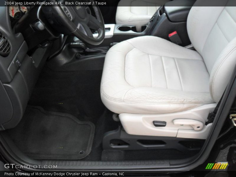 Black Clearcoat / Taupe 2004 Jeep Liberty Renegade 4x4