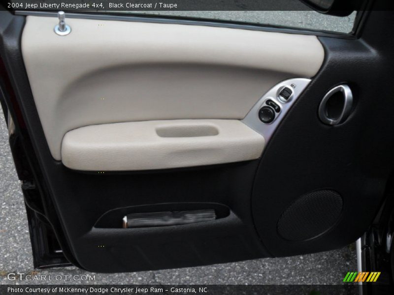 Black Clearcoat / Taupe 2004 Jeep Liberty Renegade 4x4