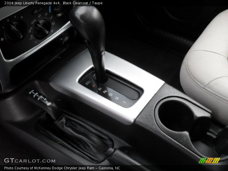 Black Clearcoat / Taupe 2004 Jeep Liberty Renegade 4x4