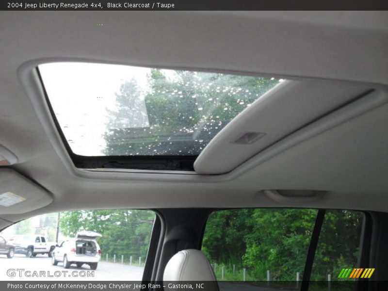 Black Clearcoat / Taupe 2004 Jeep Liberty Renegade 4x4