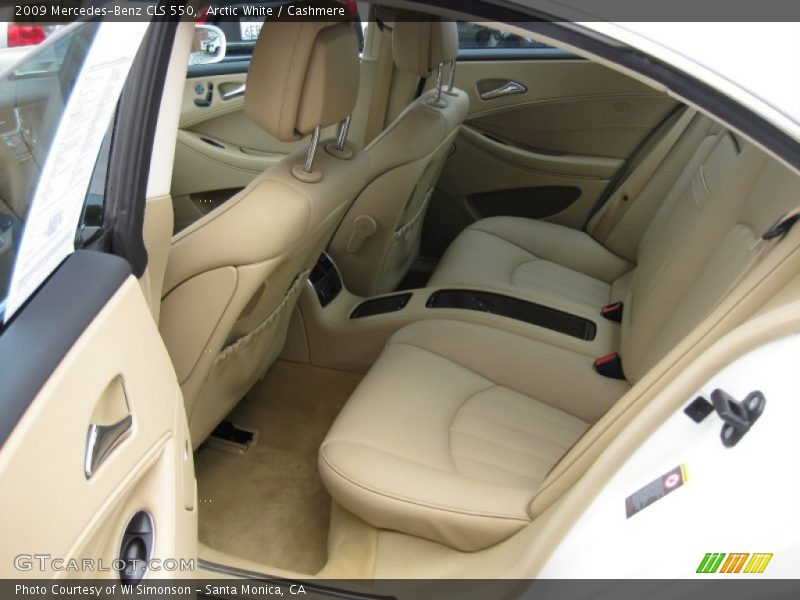 Arctic White / Cashmere 2009 Mercedes-Benz CLS 550
