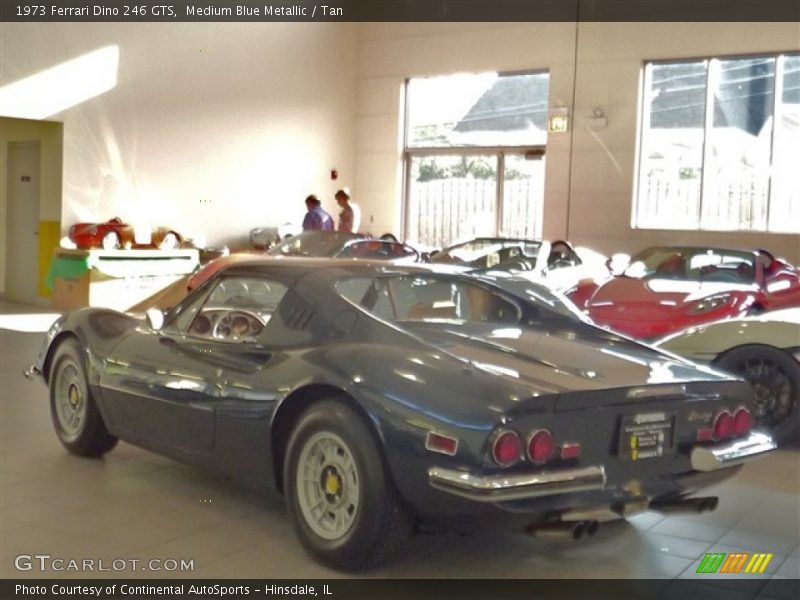 Medium Blue Metallic / Tan 1973 Ferrari Dino 246 GTS