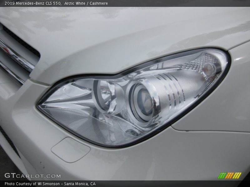 Arctic White / Cashmere 2009 Mercedes-Benz CLS 550