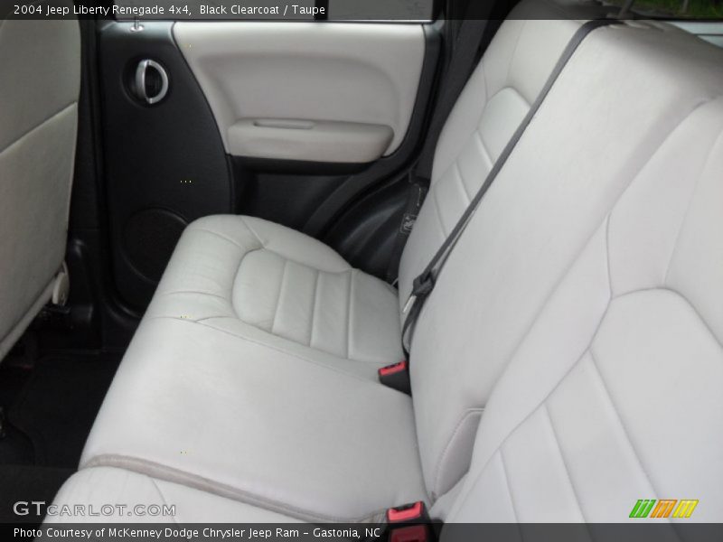 Black Clearcoat / Taupe 2004 Jeep Liberty Renegade 4x4