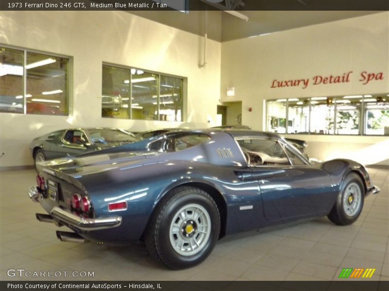 Medium Blue Metallic / Tan 1973 Ferrari Dino 246 GTS