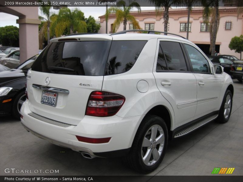 Arctic White / Cashmere 2009 Mercedes-Benz ML 350 4Matic