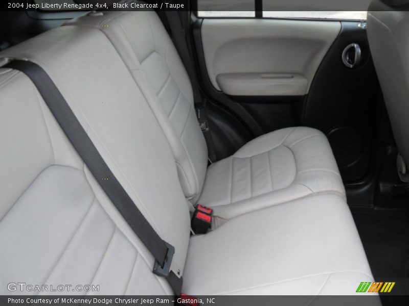 Black Clearcoat / Taupe 2004 Jeep Liberty Renegade 4x4