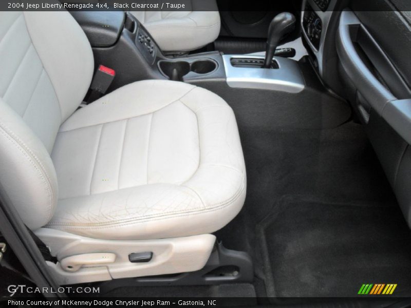 Black Clearcoat / Taupe 2004 Jeep Liberty Renegade 4x4