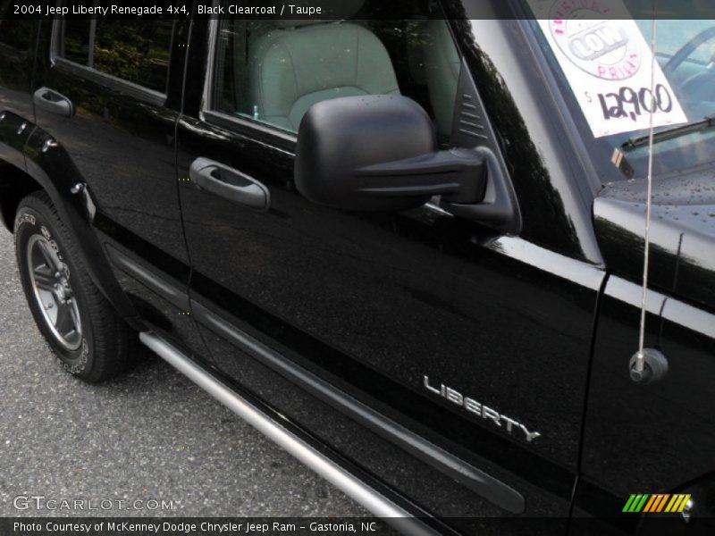 Black Clearcoat / Taupe 2004 Jeep Liberty Renegade 4x4