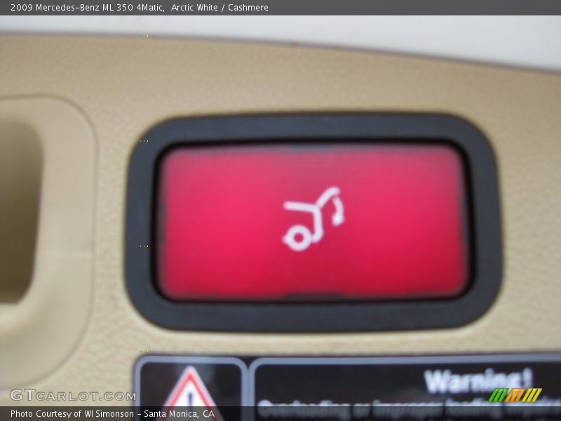 Arctic White / Cashmere 2009 Mercedes-Benz ML 350 4Matic