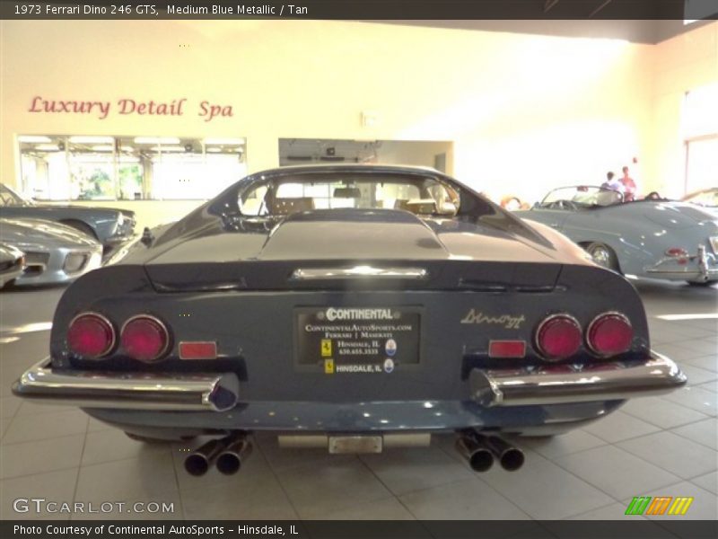 Medium Blue Metallic / Tan 1973 Ferrari Dino 246 GTS