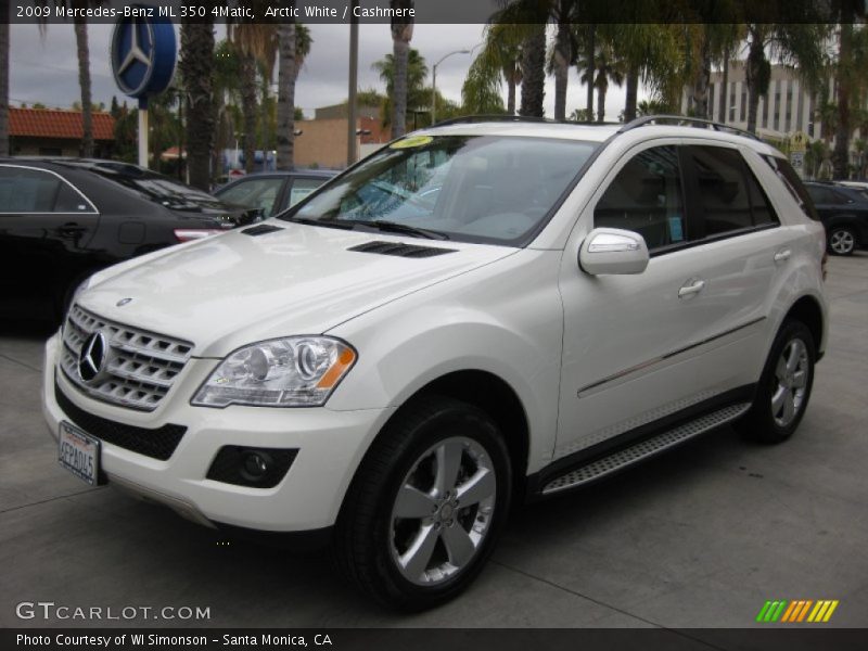 Arctic White / Cashmere 2009 Mercedes-Benz ML 350 4Matic
