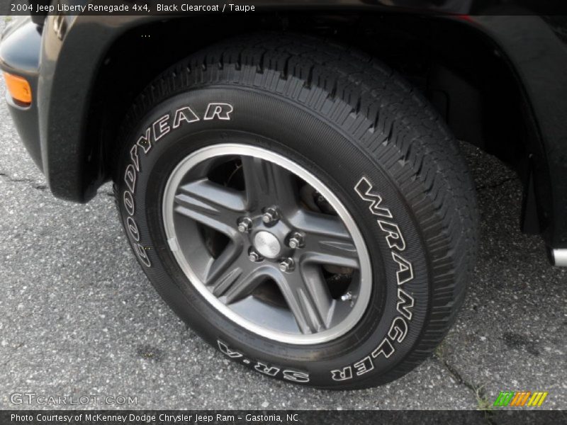 Black Clearcoat / Taupe 2004 Jeep Liberty Renegade 4x4