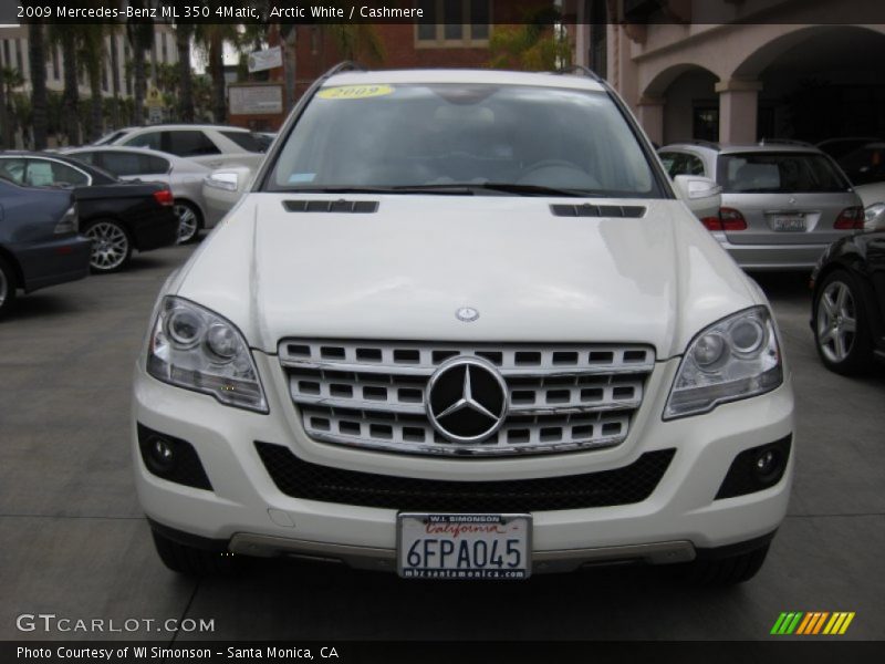 Arctic White / Cashmere 2009 Mercedes-Benz ML 350 4Matic
