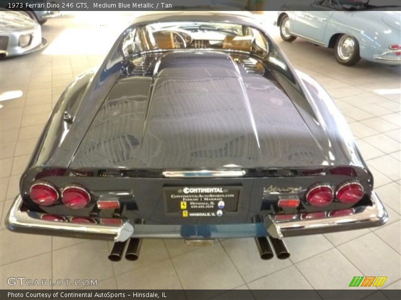 Medium Blue Metallic / Tan 1973 Ferrari Dino 246 GTS