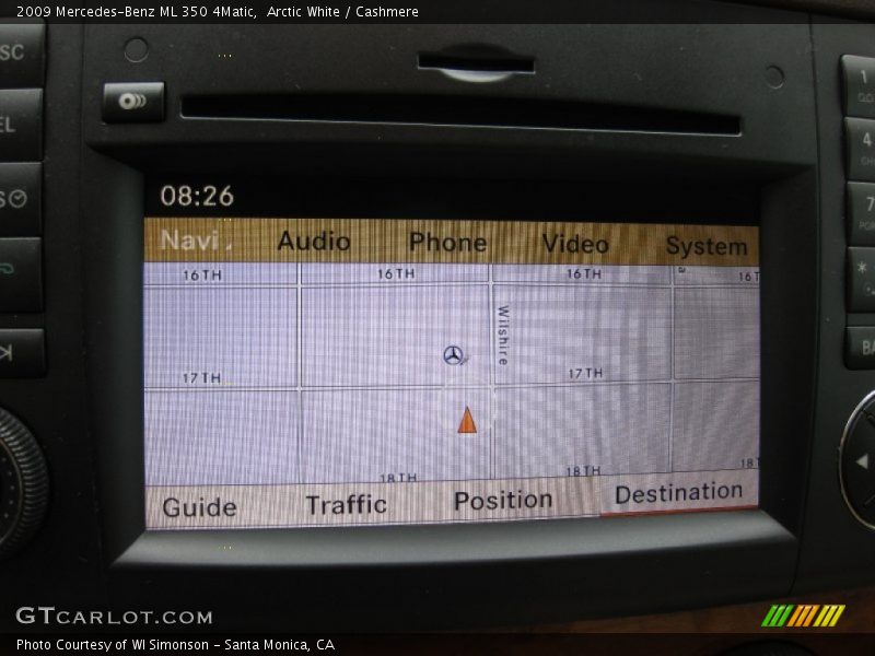 Arctic White / Cashmere 2009 Mercedes-Benz ML 350 4Matic