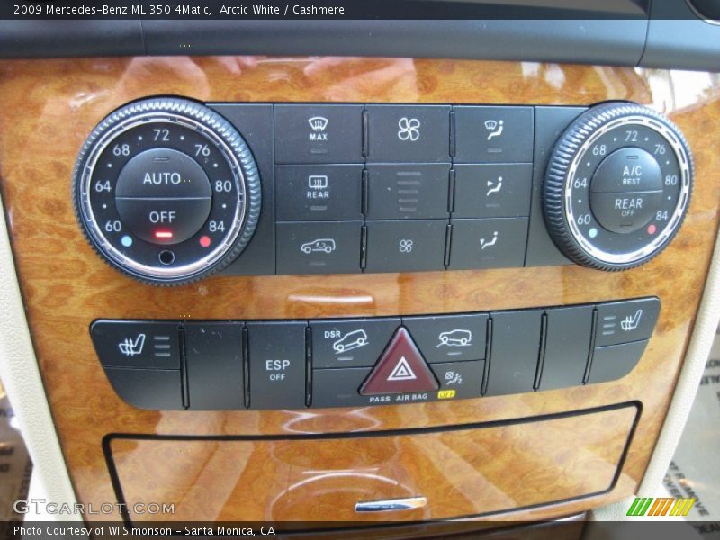 Arctic White / Cashmere 2009 Mercedes-Benz ML 350 4Matic