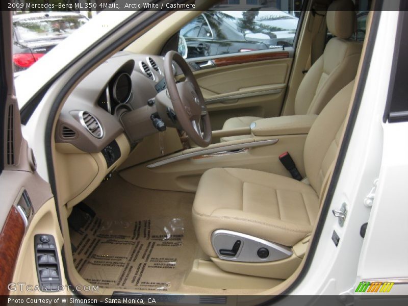 Arctic White / Cashmere 2009 Mercedes-Benz ML 350 4Matic