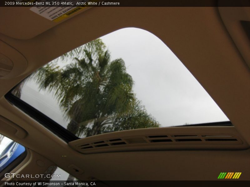 Arctic White / Cashmere 2009 Mercedes-Benz ML 350 4Matic