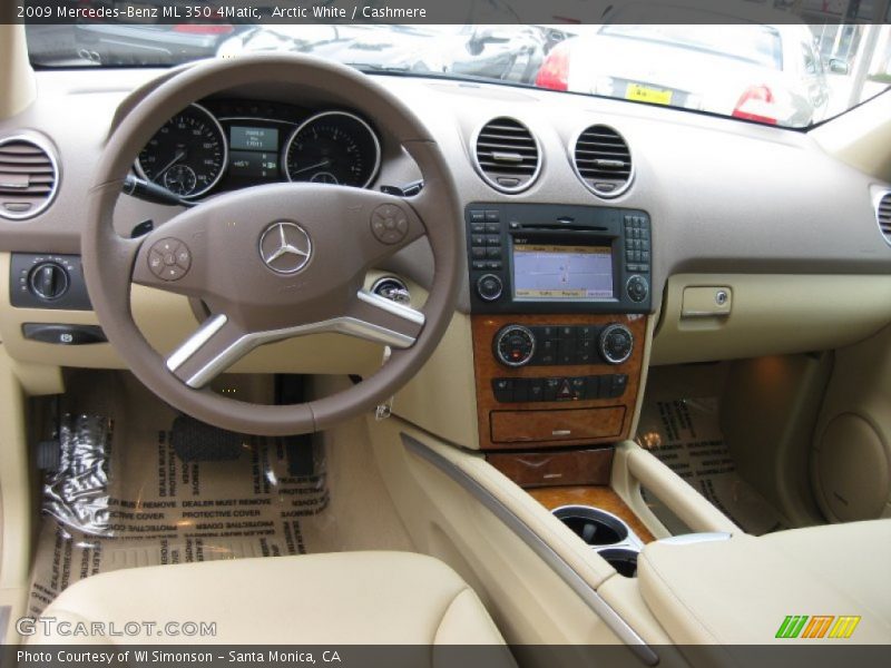 Arctic White / Cashmere 2009 Mercedes-Benz ML 350 4Matic
