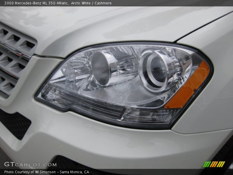 Arctic White / Cashmere 2009 Mercedes-Benz ML 350 4Matic