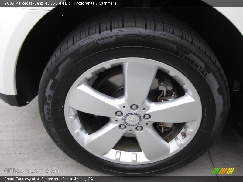 Arctic White / Cashmere 2009 Mercedes-Benz ML 350 4Matic